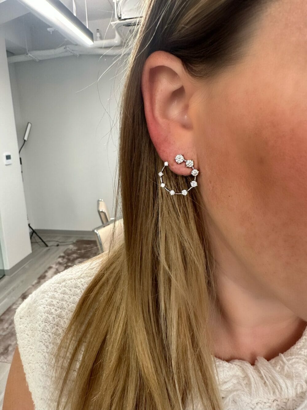 Starburst Wedding Earrings