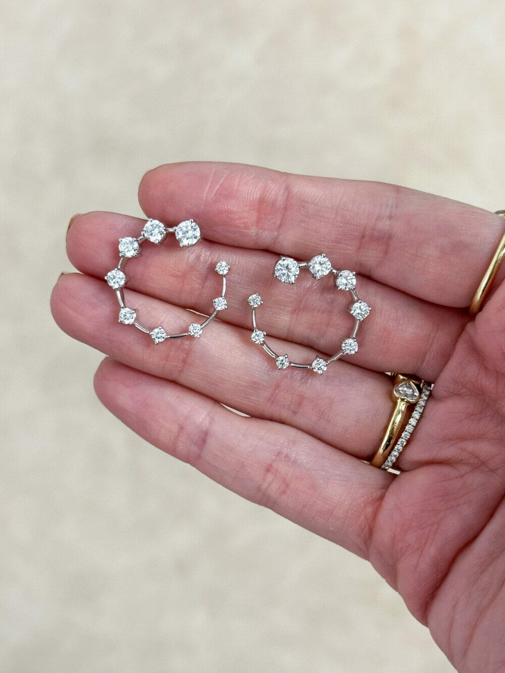 Starburst Wedding Earrings