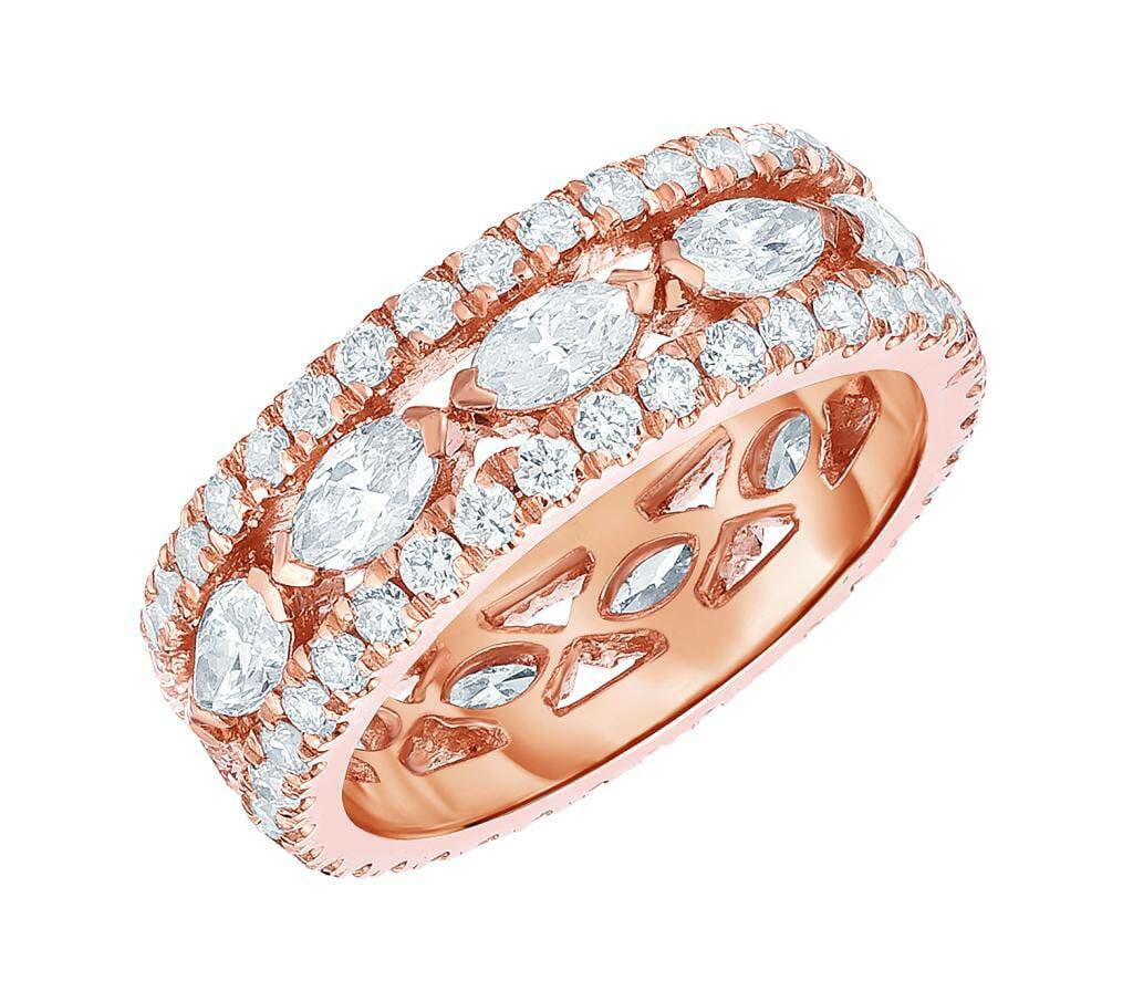 Marquise Diamond Band