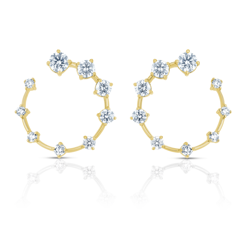 Starburst Wedding Earrings