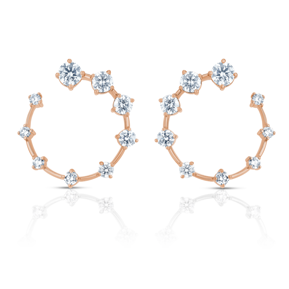 Starburst Wedding Earrings
