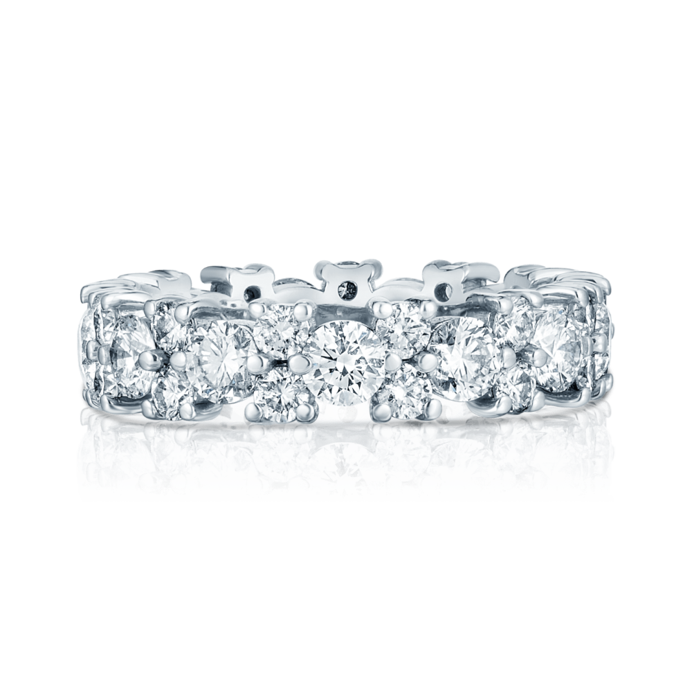 2 X 1 Round Eternity White