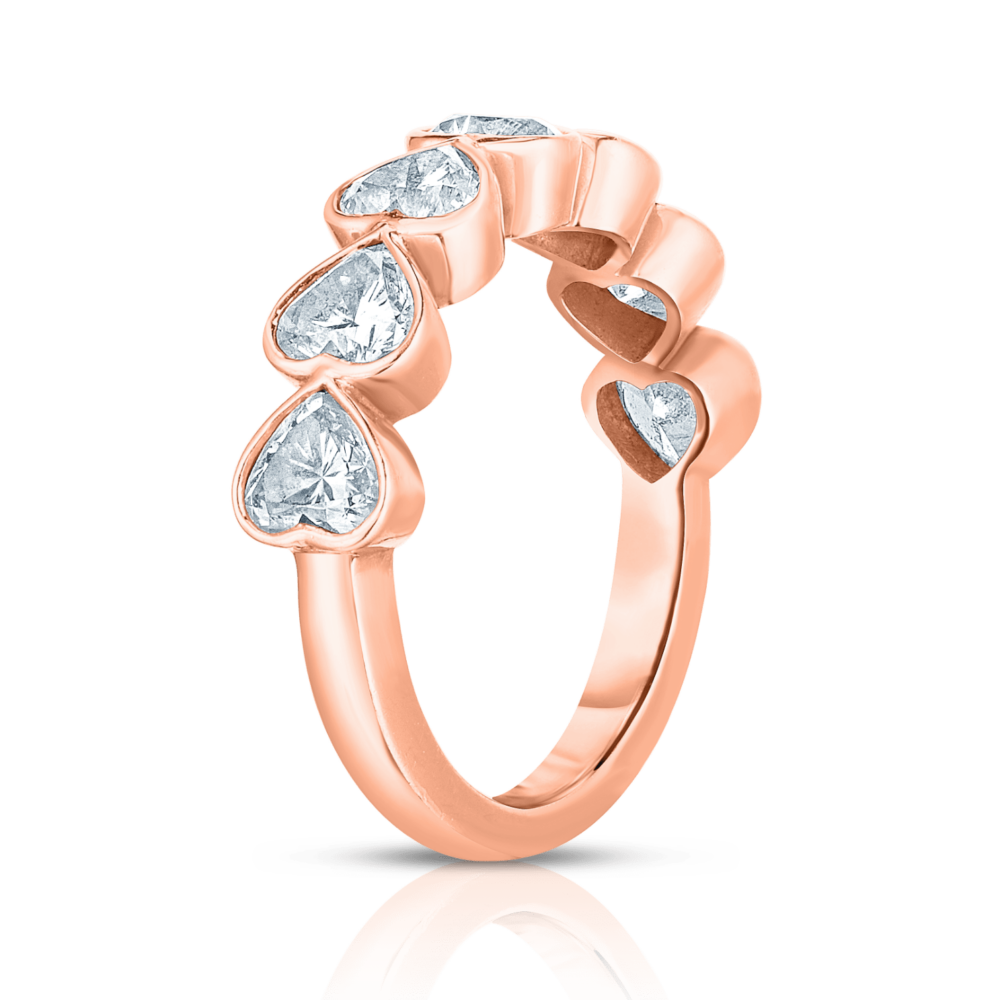 Heart Bezel Rose Side