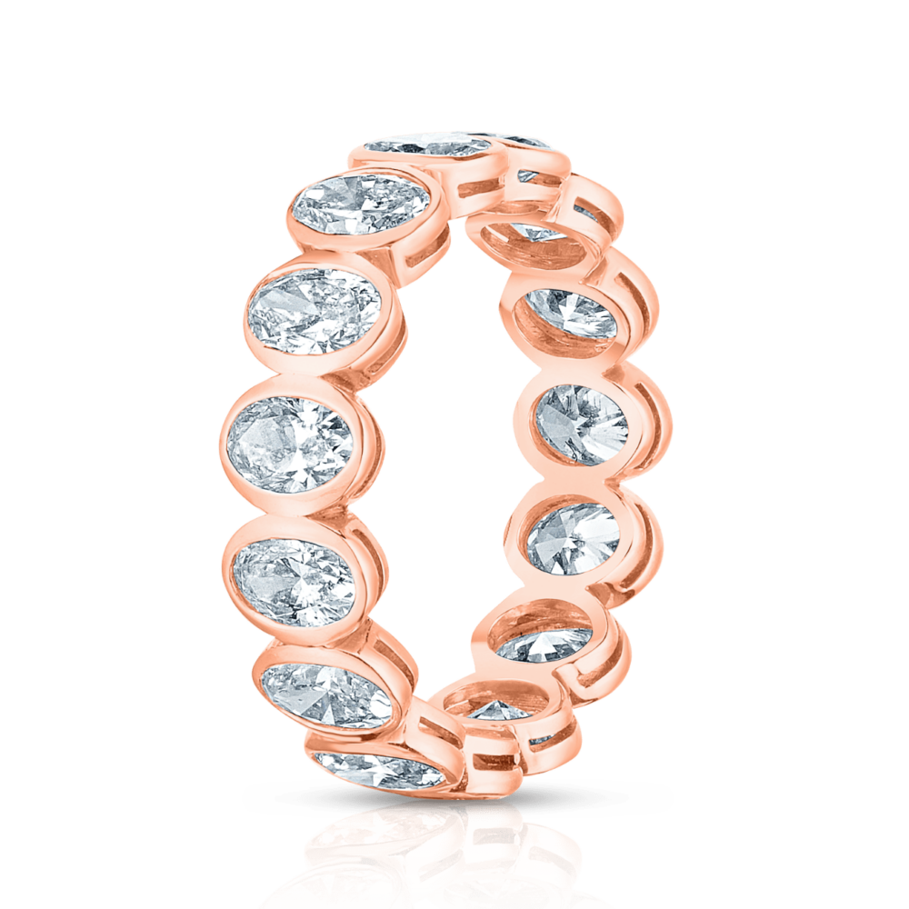 Oval Bezel Rose Side