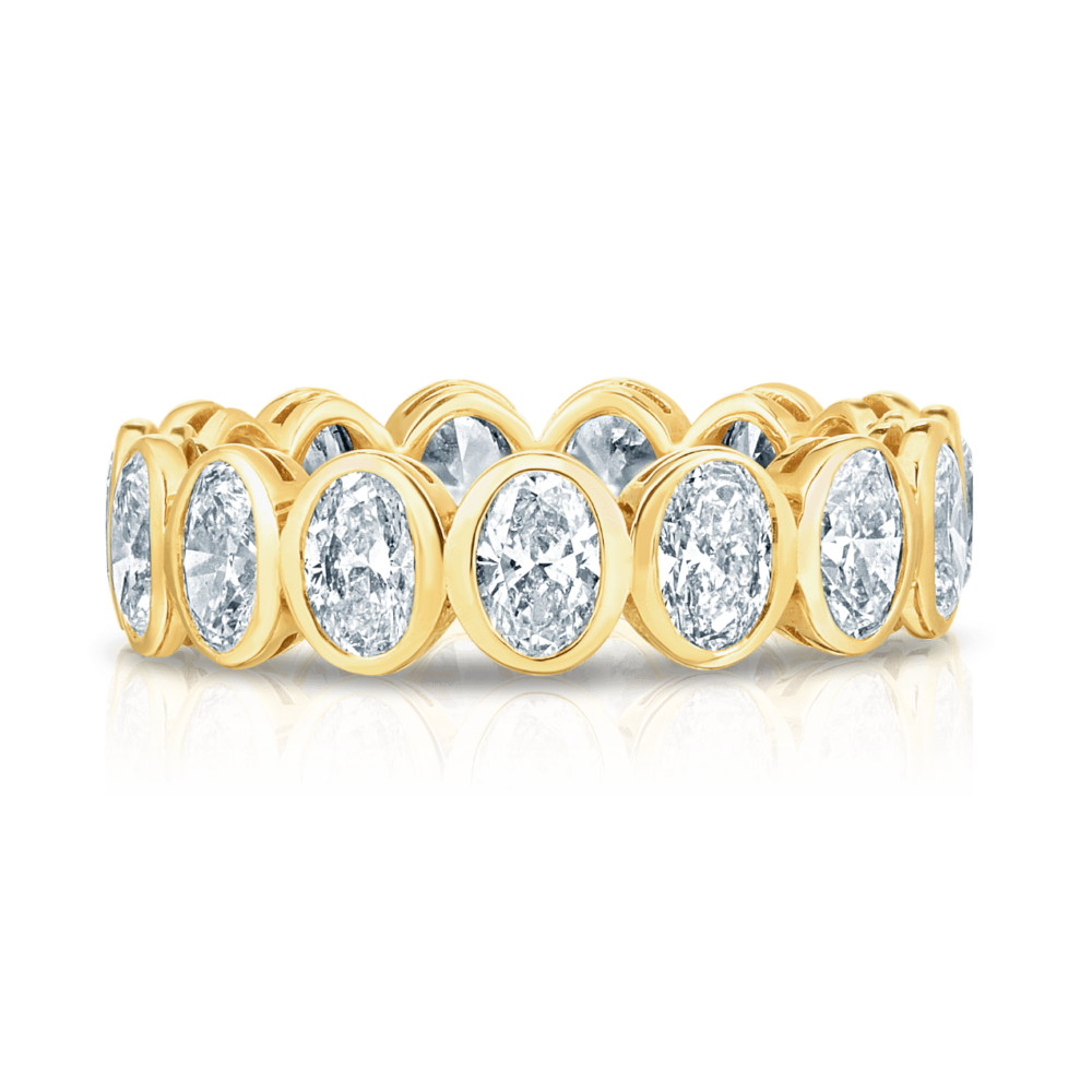 Oval Bezel Yellow
