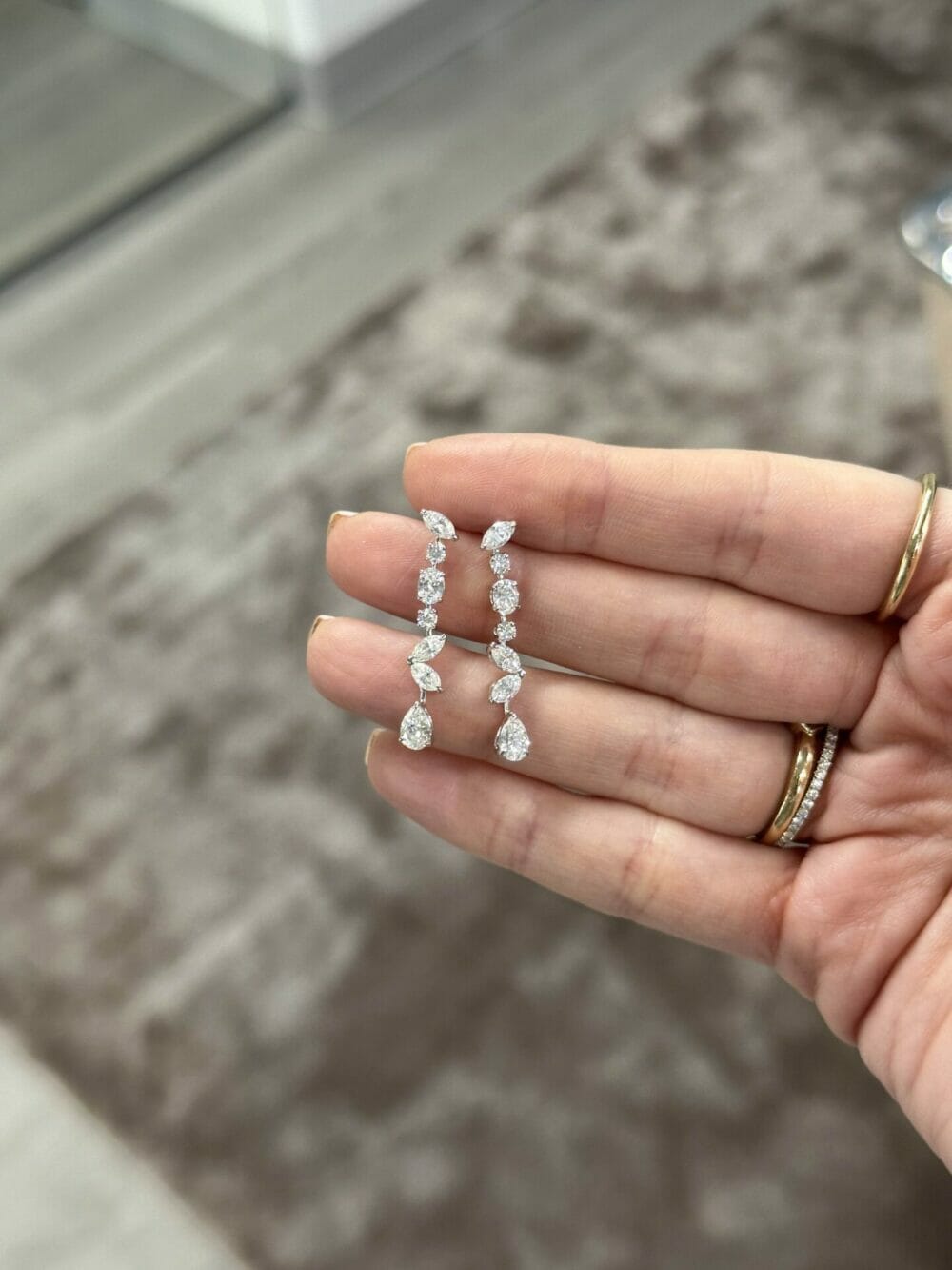 Petite Ivy Wedding Earrings