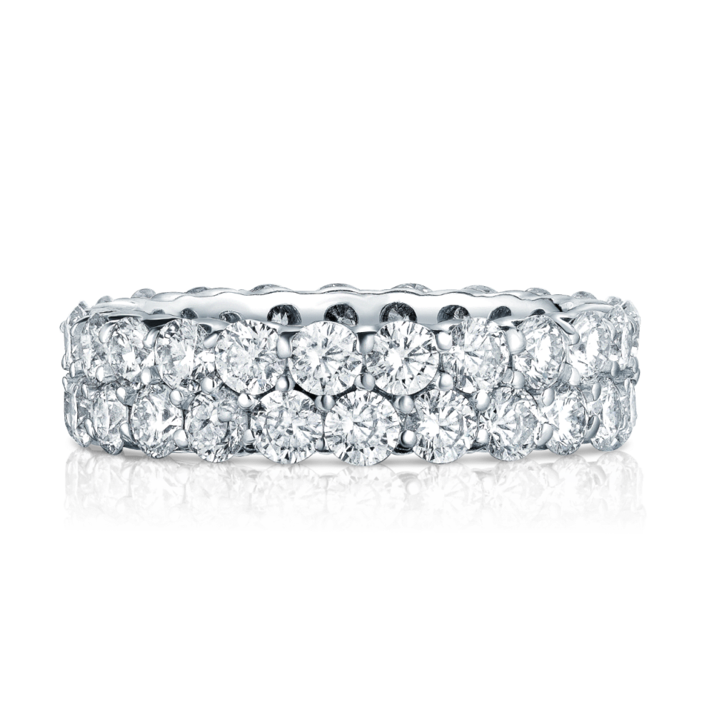 double row eternity white