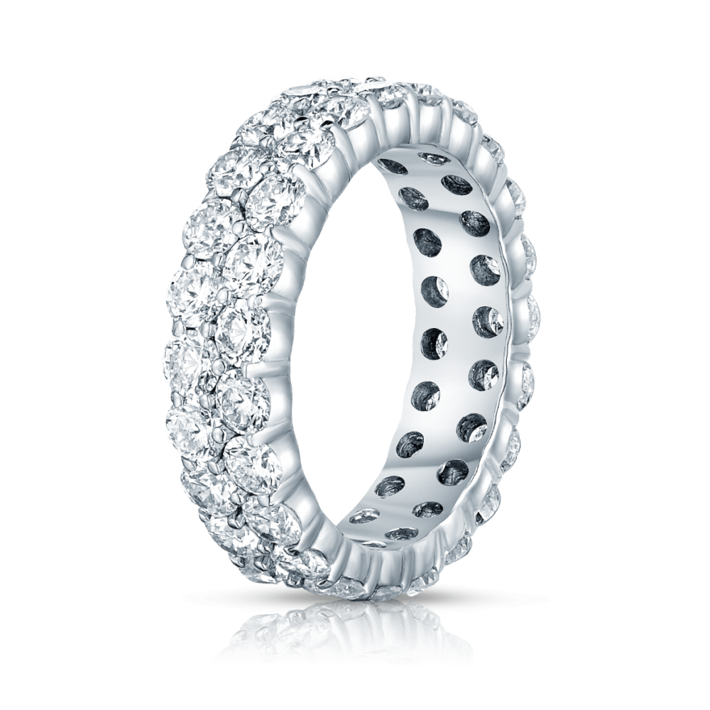 double row eternity white side