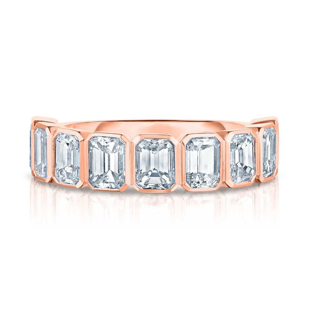 emerald bezel rose